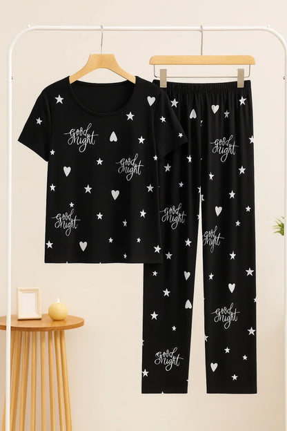Black Bowknot Nightsuit