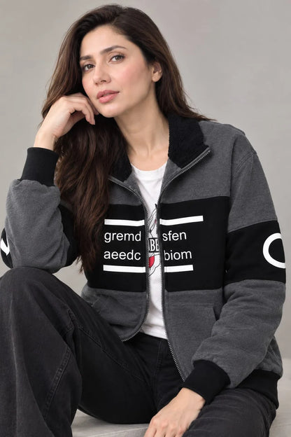 Panel Zipper Hoodie for man & woman