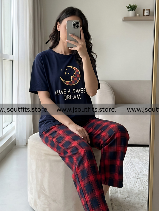 Have A Sweet Dreams Printed Night Suit